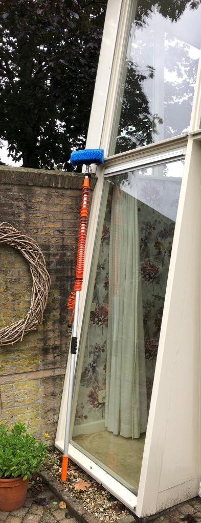 telescoopsteel wasborstel en trekker, Huis en Inrichting, Schoonmaakartikelen, Overige typen, Ophalen
