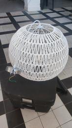 hanglamp wit touw, Huis en Inrichting, Ophalen, Zo goed als nieuw, Retro, Minder dan 50 cm