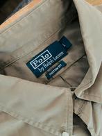 Ralph Lauren Polo overhemd blouse korte mouw maat L, Ophalen, Bruin, Halswijdte 41/42 (L), Polo Ralph Lauren