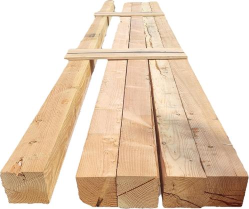 5 Douglas palen 15.0x15.0 cm / 5 meter lang - nr: TB43, Tuin en Terras, Palen, Balken en Planken, Nieuw, Balken, 250 cm of meer