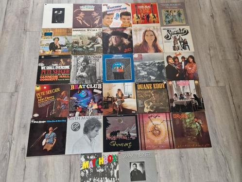 Partij van 27 stuks 60's, 70's & 80's LP's in 1 koop, Cd's en Dvd's, Vinyl | Rock, Gebruikt, 12 inch, Ophalen of Verzenden