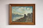 Schilderij Maastricht Jan Wingen afm 61 bij 48 cm, Verzenden