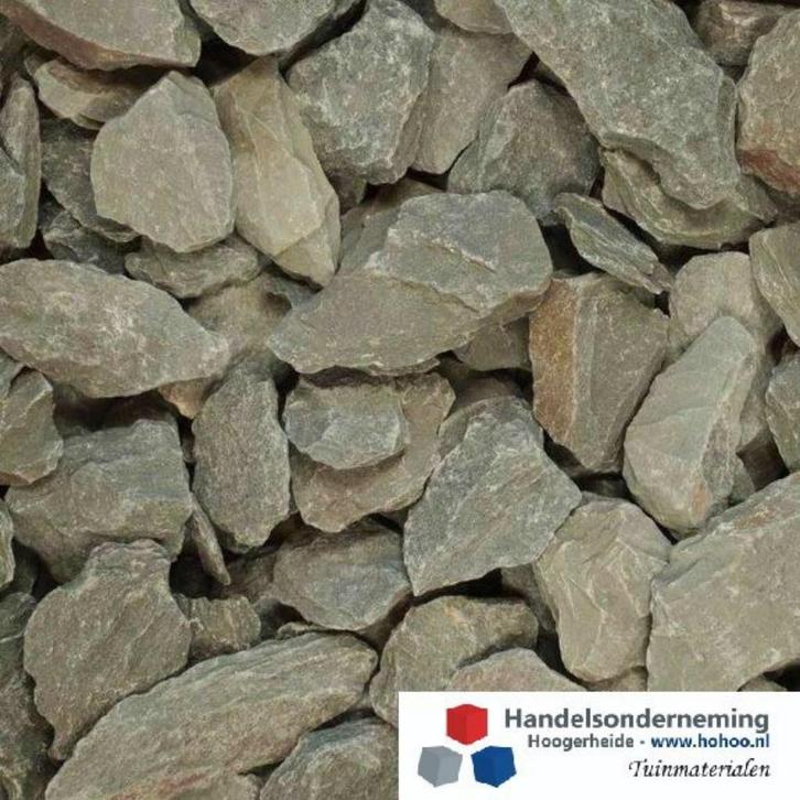 Canadian slate groen leisteen sierstenen plat uniek tuin pad, Tuin en Terras, Grind, Keien en Split, Nieuw, Grind, Groen, Overige materialen