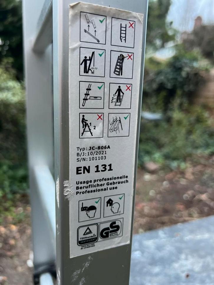 Kamersteiger - perfect voor klussen binnen en buiten, Doe-het-zelf en Verbouw, Steigers, Gebruikt, Rolsteiger of Kamersteiger