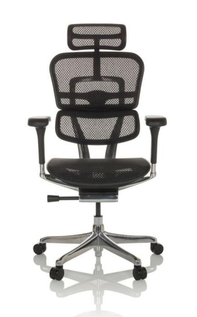 NEW ERGOHUMAN Ergonomische Bureaustoel EHE2 HAM Zwart Mesh!, Huis en Inrichting, Bureaustoelen, Nieuw, Bureaustoel, Zwart, Ergonomisch