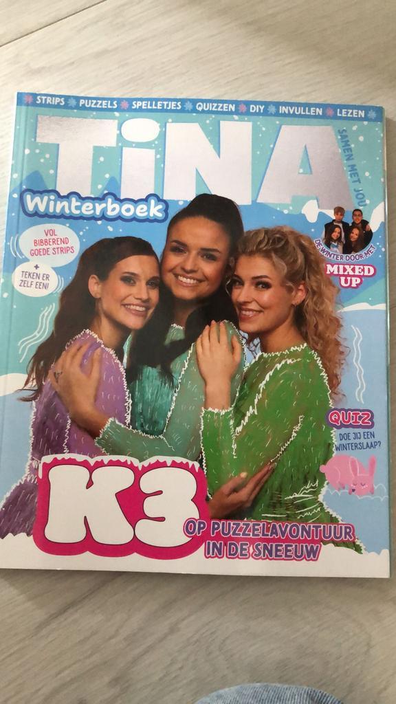 Tina Winterboek met K3, Boeken, Tijdschriften en Kranten, Zo goed als nieuw, Overige typen, Ophalen