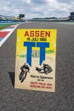 TT Assen 1955 bord, Verzenden, Nieuw, Reclamebord