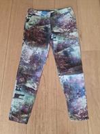 Paars, groen, bruine Zara broek/legging S., Kleding | Dames, Zara, Paars, Ophalen of Verzenden, Zo goed als nieuw