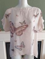 Made in Italy mooie beige vlinder top L 42 Gratis Verzenden, Made in Italy, Verzenden, Beige, Maat 42/44 (L)