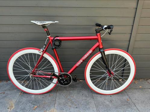 Fixie herenfiets rock lobster, Fietsen en Brommers, Fietsen | Racefietsen, Zo goed als nieuw, Heren, Overige merken, Minder dan 10 versnellingen