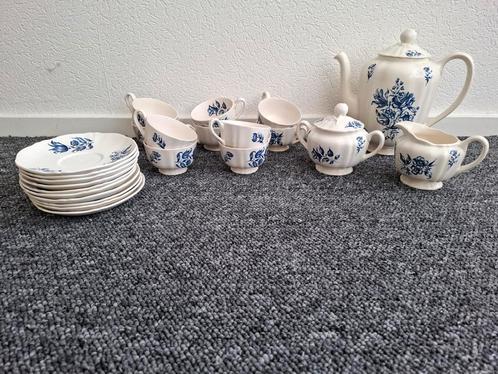 Petrus Regout Bouquet Blue servies, Antiek en Kunst, Antiek | Servies compleet, Ophalen