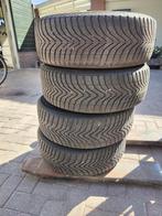 4 zeer nette lichtmetalen velgen met winterbanden, Auto-onderdelen, Banden en Velgen, Gebruikt, 16 inch, Banden en Velgen, 205 mm