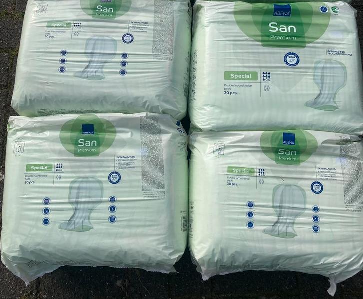 5 x Abena abri san special incontinentie verband, Diversen, Verpleegmiddelen, Zo goed als nieuw, Ophalen