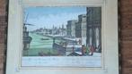 Oude prent van Livorno, Antiek en Kunst, Kunst | Etsen en Gravures, Ophalen