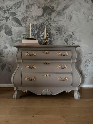 Landelijke ladekast ~ Buikkast Beige/Goud beschikbaar voor biedingen