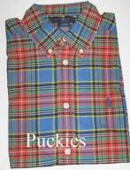 Geruit Ralph Lauren overhemd maat 152/158 *NIEUW* (9454) a, Kinderen en Baby's, Kinderkleding | Maat 152, Overhemd of Blouse, Nieuw