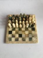 Vintage schaakspel onyx marmer, Hobby en Vrije tijd, Gezelschapsspellen | Bordspellen, Ophalen of Verzenden