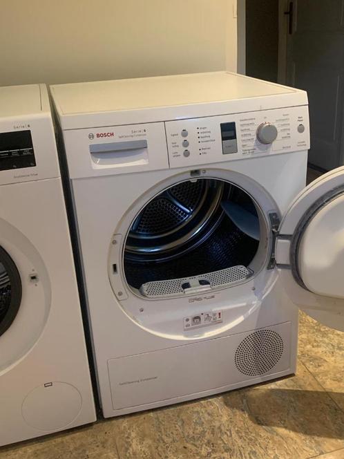 Bosch Serie 6 wasmachine en droger (set), Witgoed en Apparatuur, Was-droogcombinaties, Gebruikt, 8 tot 10 kg, 85 tot 90 cm, Ophalen