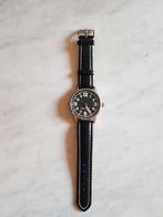Monda horloge van Manpower, Overige merken, Leer, Staal, Polshorloge