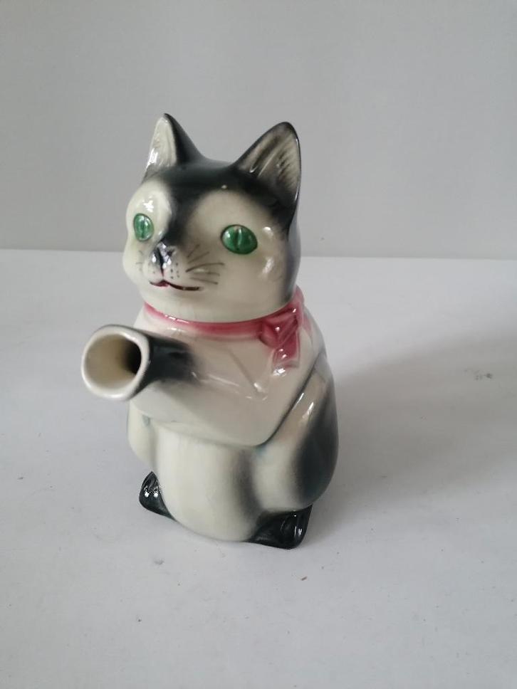 antiek keramieke cortendorf theepot in de vorm van een poes, Antiek en Kunst, Antiek | Keramiek en Aardewerk, Ophalen of Verzenden