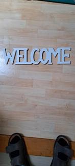 Decoratief Houten WELCOME Bord, Ophalen of Verzenden, Zo goed als nieuw