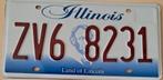 Kentekenplaat Illinois Amerika usa., Ophalen of Verzenden, Gebruikt, Auto's