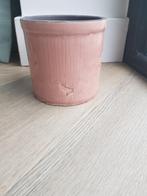 Leuk roze bloempotje, Tuin en Terras, Rond, Binnen, Ophalen of Verzenden, Zo goed als nieuw