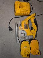 DeWalt DC330 Decoupeerzaag + 2 Accu's & Lader, Doe-het-zelf en Verbouw, Gereedschap | Zaagmachines, Ophalen of Verzenden, Gebruikt