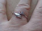 zilveren dames of heren ring dolfijn [658], Sieraden, Tassen en Uiterlijk, Ringen, 20 of groter, Verzenden, Zo goed als nieuw
