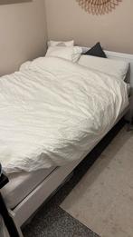 Ikea bed brusali 140x200 cm, Huis en Inrichting, Slaapkamer | Bedden, Ophalen, Gebruikt, Wit, Tweepersoons