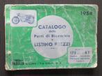 Moto Parilla 175 Turismo Onderdelenboek + prijslijst - 1954, Verzenden, Overige merken