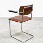 Vintage Gispen model 1125, info/prijs/aantal in beschrijving, Ophalen, Bruin, The haystack, Gispen vintage retro industrieel