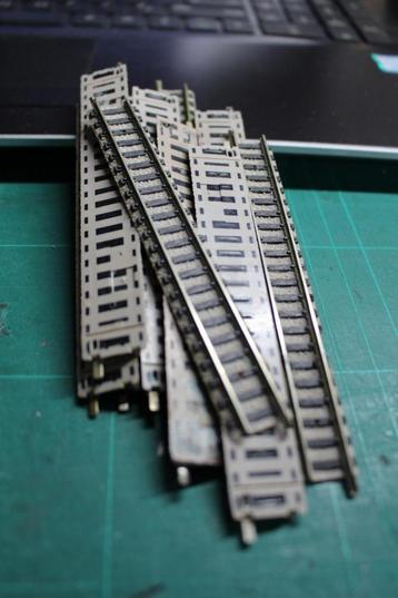 Te koop Fleischmann rails 9101 met lichte bedding  beschikbaar voor biedingen