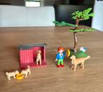 Playmobil Golden Retrievers met puppy’s – 6134, Ophalen of Verzenden, Zo goed als nieuw, Complete set