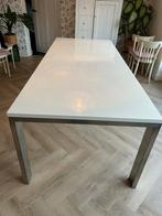 Bert Plantagie Eettafel - Wit Design, Huis en Inrichting, Tafels | Eettafels, Ophalen, 100 tot 150 cm, 200 cm of meer, Zo goed als nieuw