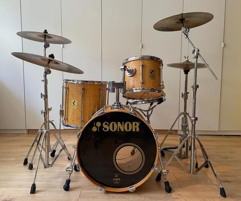 Sonor Force 3000 Maserbirke, Muziek en Instrumenten, Drumstellen en Slagwerk, Gebruikt, Sonor, Ophalen