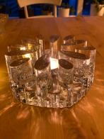 Glazen Theelicht Kandelaar, Antiek en Kunst, Ophalen of Verzenden, Glas
