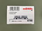 Märklin H0 / 47705 Containerwagen ‘DHL’ Lgns 570 DB AG, Hobby en Vrije tijd, Wisselstroom, Wagon, Ophalen of Verzenden, Zo goed als nieuw