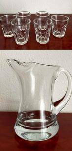 Kleine glazen karaf en 6 kleine likeur glaasje, Ophalen, Nieuw, Overige typen