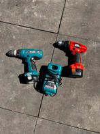 Boormachines Makita en Black en Decker, Doe-het-zelf en Verbouw, Gereedschap | Boormachines, Ophalen, Gebruikt, Boormachine