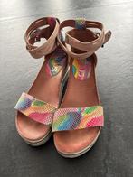 Mjus sandalen / schoenen multi color maat 38, Overige kleuren, Verzenden, Sandalen of Muiltjes, Zo goed als nieuw