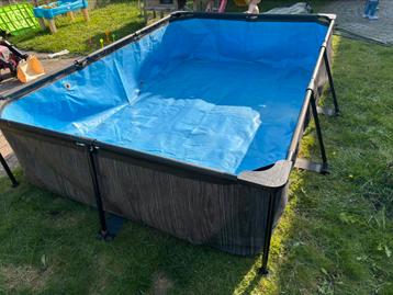 Exit black wood pool 300x200x65cm met pomp ed. beschikbaar voor biedingen