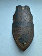 Stokoud RS Stokvis & Zn. balhoofdplaatje. Balhoofd plaatje., Ophalen of Verzenden, Gebruikt, Overige typen