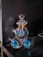 Bubbel , iridescent, iriserende  bohemien Victoriaans, Antiek en Kunst, Antiek | Glas en Kristal, Ophalen of Verzenden