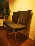 Gratis af te halen! - 4 (Ikea) stoelen met wasbare hoes, Huis en Inrichting, Stoelen, Ophalen, Gebruikt, Metaal, Vier