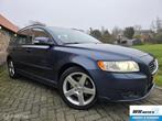 Volvo V50 2.4i R-Design Automaat! Open dak, Auto's, Volvo, Voorwielaandrijving, Euro 5, Blauw, 170 pk