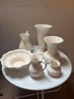 Delfs wit De Porceleyne Fles Vaasjes Set, Ophalen, Gebruikt, Wit, Aardewerk of Porselein