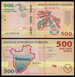 Burundi 2018/2021, 5 nieuwste biljetten (UNC)., Verzenden, Burundi, Setje