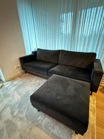 WOOOD Robin 3-zits bank - antraciet, Driepersoons, 75 tot 100 cm, Ophalen of Verzenden, Zo goed als nieuw