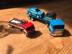Buddy L Trucks met raceauto, Hobby en Vrije tijd, Modelauto's | 1:87, Ophalen of Verzenden, Zo goed als nieuw, Bus of Vrachtwagen